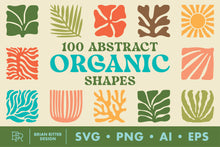 Load image into Gallery viewer, 100 Abstract Organic Shapes - Brian Ritter Design