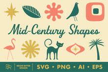 Load image into Gallery viewer, 100 Mid-Century Shapes - Brian Ritter Design