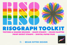 Load image into Gallery viewer, Risograph Toolkit for Procreate - Brian Ritter Design