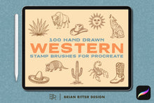 Load image into Gallery viewer, Western Stamp Brushes