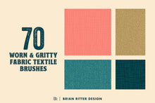Load image into Gallery viewer, Distressed Textile Procreate Brushes - Brian Ritter Design