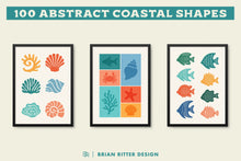 Load image into Gallery viewer, 100 Abstract Coastal Shapes