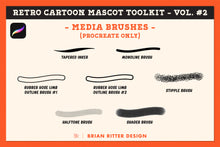 Load image into Gallery viewer, Retro Cartoon Mascot Toolkit - Vol. 2 - Brian Ritter Design