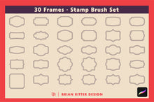 Load image into Gallery viewer, Procreate Stamp Brushes Bundle - Brian Ritter Design