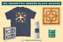Load image into Gallery viewer, 100 Geometric Breeze Block Shapes