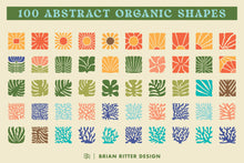 Load image into Gallery viewer, 100 Abstract Organic Shapes - Brian Ritter Design
