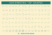 Load image into Gallery viewer, Dimetric "3D" Toolkit - Brian Ritter Design