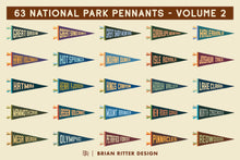 Load image into Gallery viewer, National Park Pennants - Vol. 2