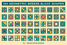 Load image into Gallery viewer, 100 Geometric Breeze Block Shapes