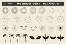 Load image into Gallery viewer, Mid-Century Retro Toolkit for Procreate - Brian Ritter Design