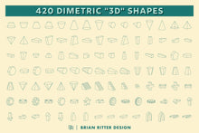 Load image into Gallery viewer, Dimetric "3D" Toolkit - Brian Ritter Design