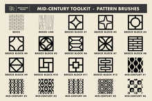 Load image into Gallery viewer, Mid-Century Retro Toolkit for Procreate - Brian Ritter Design