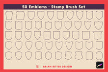 Load image into Gallery viewer, Procreate Stamp Brushes Bundle - Brian Ritter Design