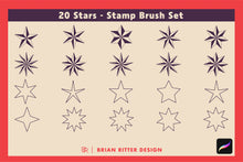 Load image into Gallery viewer, Procreate Stamp Brushes Bundle - Brian Ritter Design