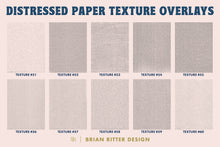 Load image into Gallery viewer, Distressed Paper Texture Overlays
