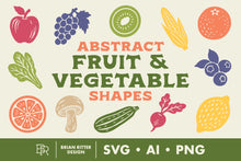 Load image into Gallery viewer, Abstract Fruit & Vegetable Shapes - Brian Ritter Design