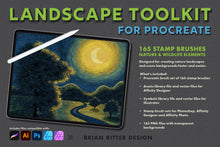 Load image into Gallery viewer, Landscape Toolkit for Procreate - Brian Ritter Design