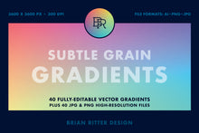 Load image into Gallery viewer, Subtle Grain Gradients - Brian Ritter Design