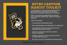 Load image into Gallery viewer, Retro Cartoon Mascot Toolkit - Brian Ritter Design