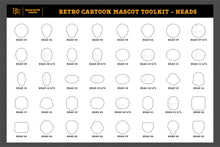 Load image into Gallery viewer, Retro Cartoon Mascot Toolkit - Brian Ritter Design