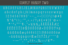 Load image into Gallery viewer, Simply Handy - Handwritten Fonts - Brian Ritter Design