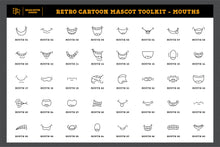 Load image into Gallery viewer, Retro Cartoon Mascot Toolkit - Brian Ritter Design