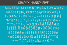 Load image into Gallery viewer, Simply Handy - Handwritten Fonts - Brian Ritter Design