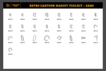Load image into Gallery viewer, Retro Cartoon Mascot Toolkit - Brian Ritter Design