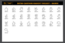 Load image into Gallery viewer, Retro Cartoon Mascot Toolkit - Brian Ritter Design