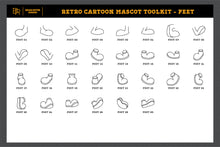 Load image into Gallery viewer, Retro Cartoon Mascot Toolkit - Brian Ritter Design