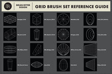 Load image into Gallery viewer, Drawing Grid Brushes For Procreate - Brian Ritter Design