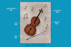 Music Pack for Procreate - Brian Ritter Design
