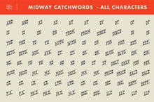 Load image into Gallery viewer, Midway - Slab Serif Font - Brian Ritter Design