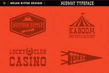 Load image into Gallery viewer, Midway - Slab Serif Font - Brian Ritter Design