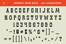 Load image into Gallery viewer, Midway - Slab Serif Font - Brian Ritter Design