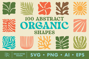 100 Abstract Organic Shapes