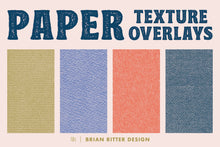 Load image into Gallery viewer, Distressed Paper Texture Overlays

