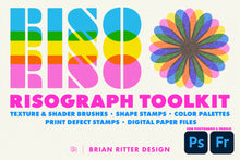 Load image into Gallery viewer, Risograph Toolkit for Photoshop - Brian Ritter Design

