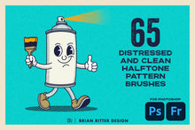 Load image into Gallery viewer, Halftone Photoshop Brushes - Brian Ritter Design
