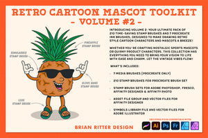 Retro Cartoon Mascot Toolkit - Vol. 2