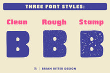 Load image into Gallery viewer, Chunky Block Sans Font - Brian Ritter Design
