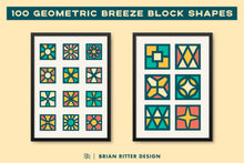 Load image into Gallery viewer, 100 Geometric Breeze Block Shapes
