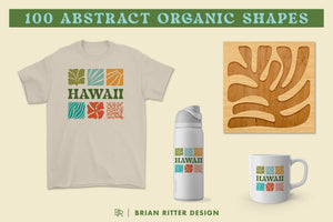 100 Abstract Organic Shapes