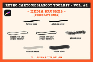 Retro Cartoon Mascot Toolkit - Vol. 2