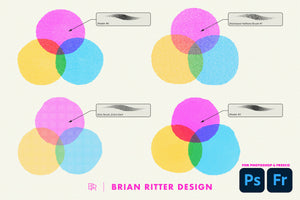 Risograph Toolkit for Photoshop - Brian Ritter Design
