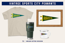 Load image into Gallery viewer, 100 Vintage Sports City Pennants

