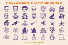 Load image into Gallery viewer, Halloween Stamp Brushes
