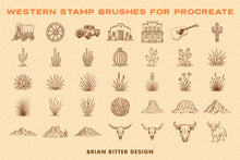 Load image into Gallery viewer, Western Stamp Brushes

