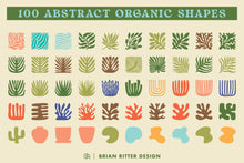 Load image into Gallery viewer, 100 Abstract Organic Shapes
