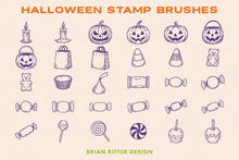 Load image into Gallery viewer, Halloween Stamp Brushes
